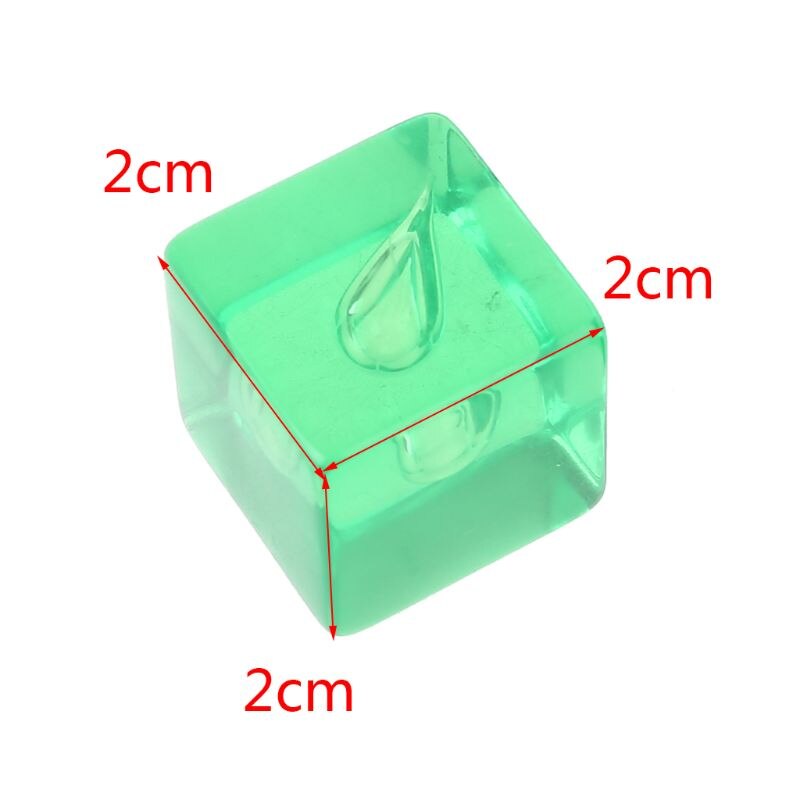 10Pcs/Set Bubble Green Polyhedral Dices Beads Blank Desktop Table Board Role Playing Games