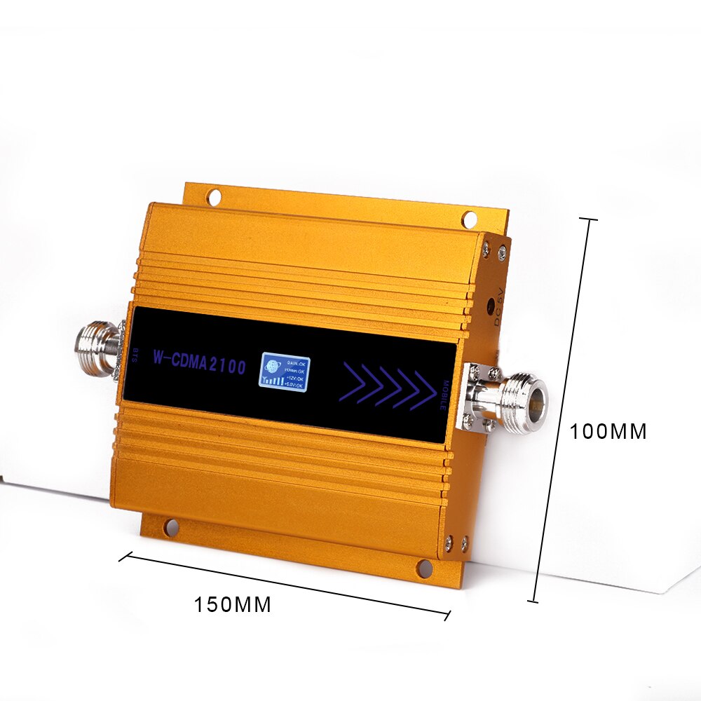 Repetidor 3g WCDMA 2100 4g LTE B1 65dB amplificador de señal de teléfono móvil 3g 2100mhz UMTS Antena de amplificador de señal móvil celular