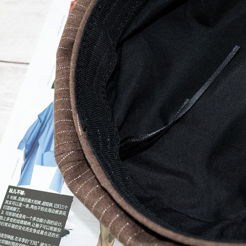 Kapelusze dla obu płci dla kobiet w paski ośmioboczna czapka gazeciarza mężczyźni elegancki damski kapelusz moda beret mężczyźni kobiety artysta malarz czapki Femme