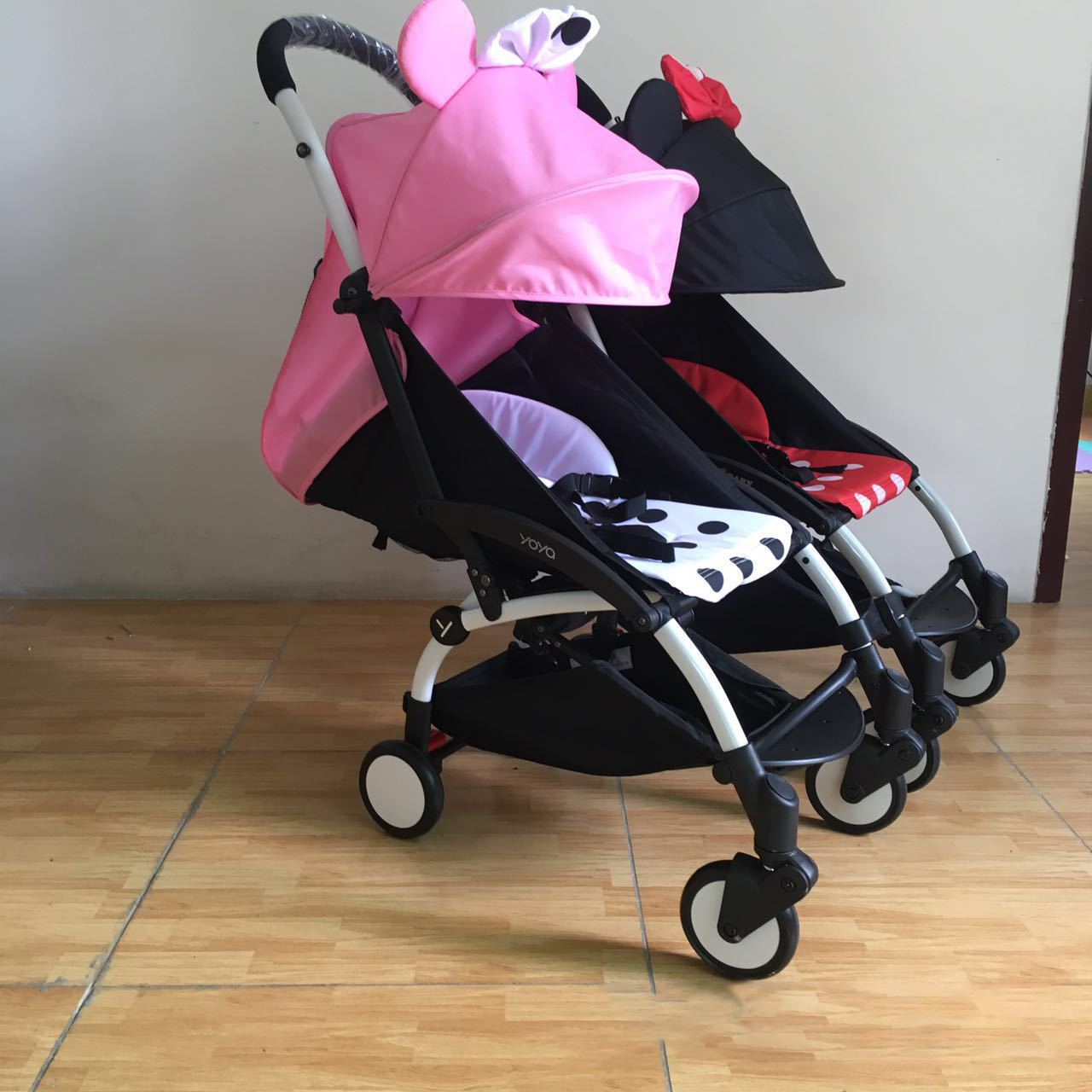 IMBABY 3pc Baby Stroller Connector Stroller Yoyo Yoyaplus Pram Twin Connector Accessories Coupling for Stroller Baby Accessories