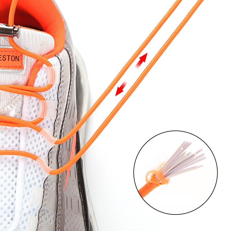Lacets élastiques en métal pour enfants et adultes, baskets d'extérieur unisexes, pratiques, sans lacets