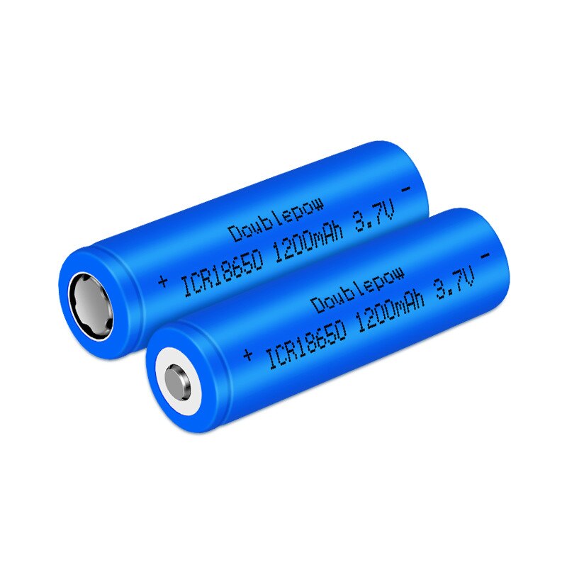 Doublepow DP-18650 1200mAh 3.7V Li-ion rechargeable 18650 battery HIGH CAPACITY FOR LANTERN