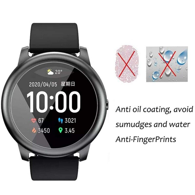3Stck Gehärtetem Glas für Xiaomi Mi Uhr Farbe 2 Bildschirm Schutz Smartwatch Schutzhülle Film