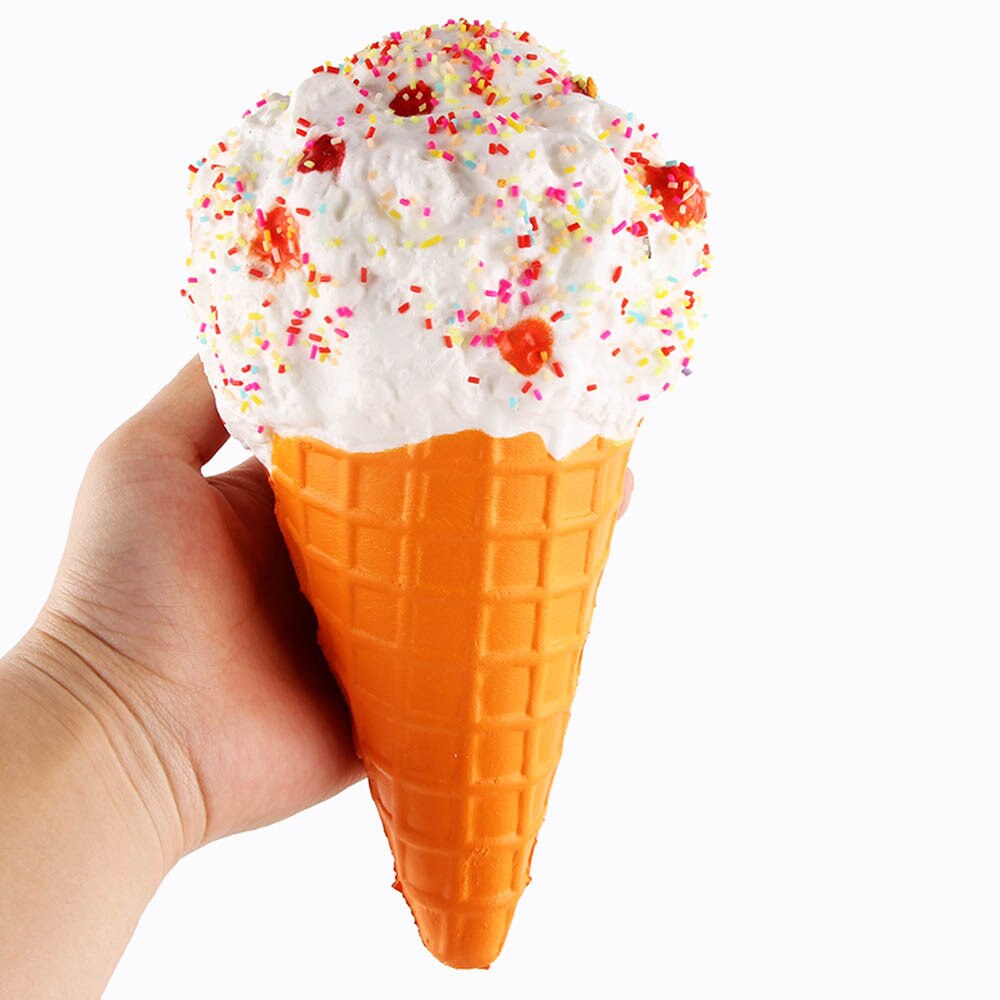 Simulación de helado blando de hielo colosal crema aplasta lento aumento juguete perfumada aliviar el estrés juguetes de papelería lindo A1: Default Title