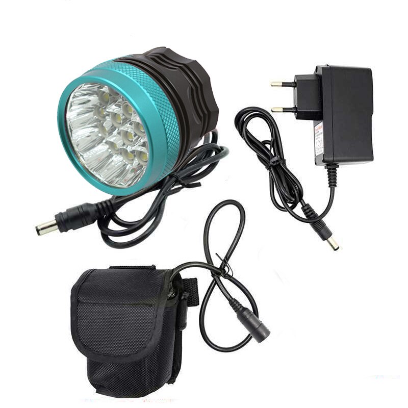 Super Helle Fahrrad Licht 40000lm 16 * XML-T6 Fahrrad Vorderseite Licht LED Lampe 3 Modi Scheinwerfer draussen Radfahren lampe Fahrrad zubehör: violett