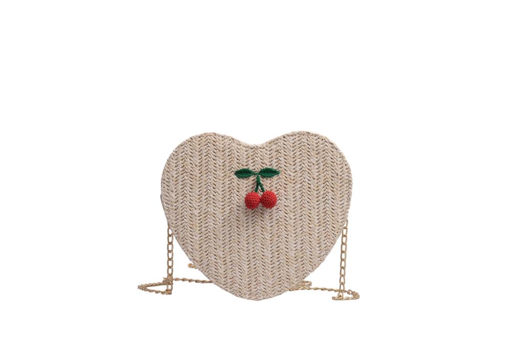 Tasche weibliche sommer super feuer Koreanische version der wilden einzigen schulter diagonal gewebten stroh tasche handy tasche