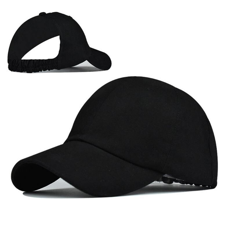 Unisex Vintage Washed Cotton Baseball Cap Half Empty Top Backless ...