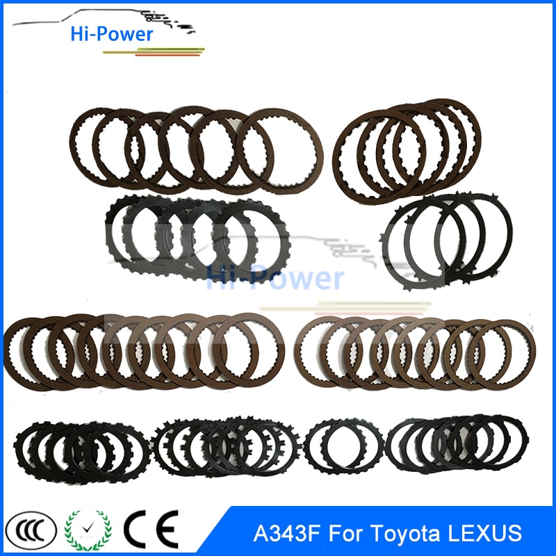 A343F Automatic Transmission Steel Plate Kit Friction Plate Kit For Toyota LAND CRUISER For LEXUS A343F