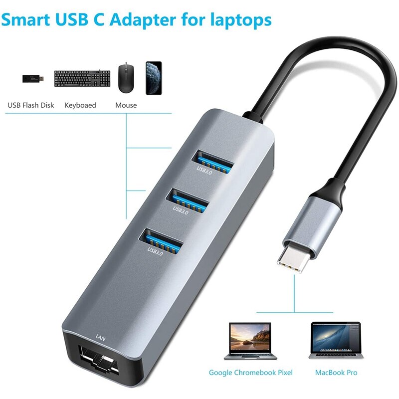 Startech USB 3.0 naar Gigabit Ethernet Netwerkadapter - - Voor Startech USB 3.0 naar Gigabit Ethernet Netwerkadapter - - Voor