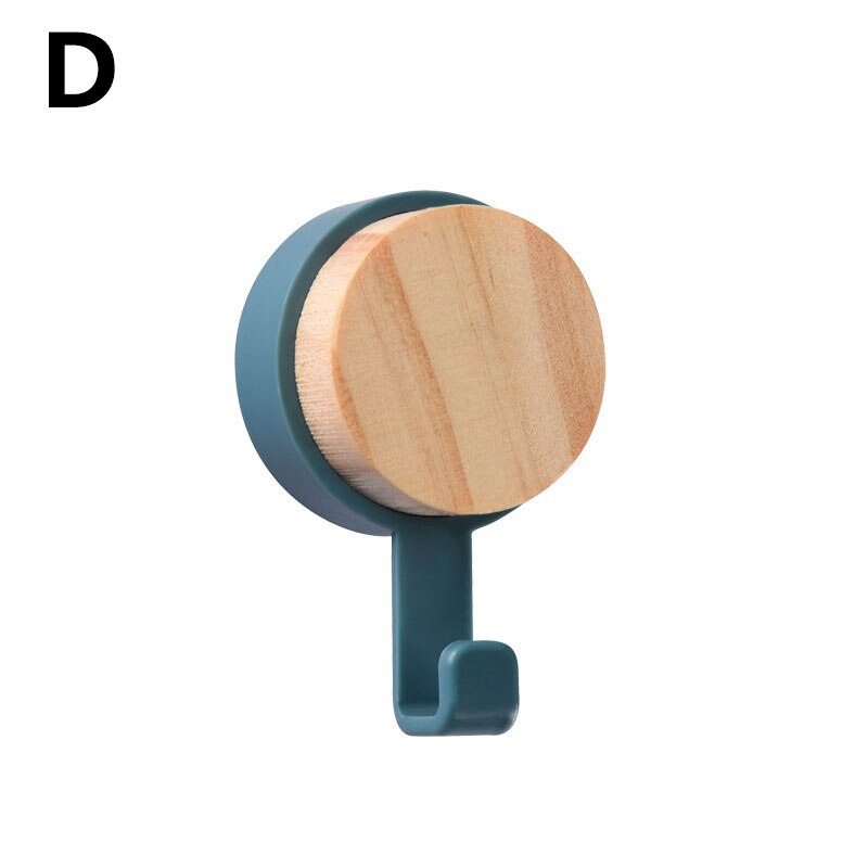 Wood Key Holder Hat Scarf Storage Organizer Strong Key Ring Rack Phone Hooks Clerk Housekeeper Wall Mounted Hangers: 04