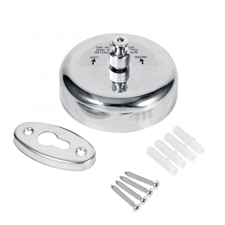 Stainless Steel Retractable Clothes Line Dryer Indoor Outdoor Laundry Single Clothesline Home Use