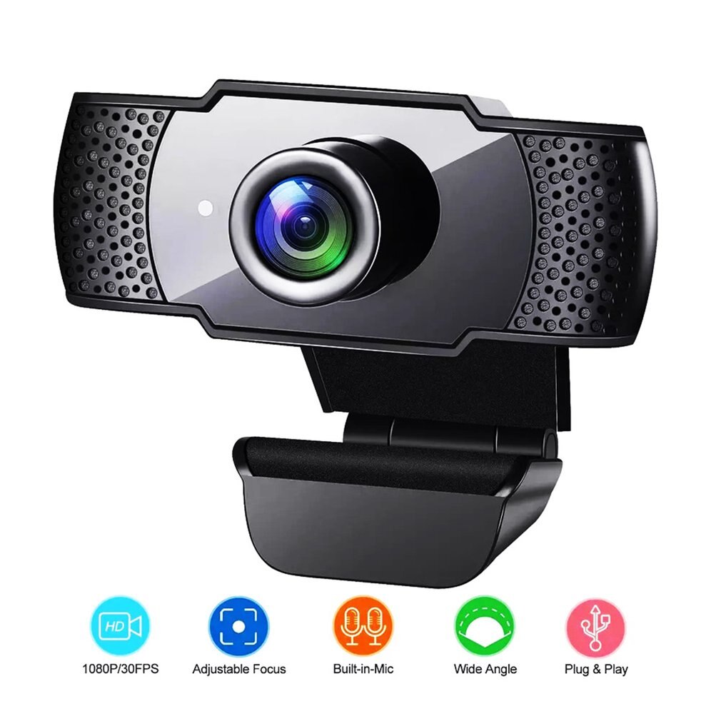 High Definition 1080P Webcam Met Microfoon Mini Computer Laptop Pc Web Camera Voor Live Broadcast Video Bellen Conferentie