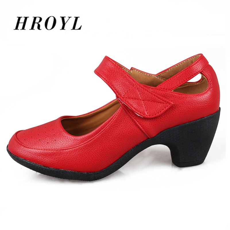 arriver dancing girls women square dance shoes ladies 5.5CM-6CM Red/white/black