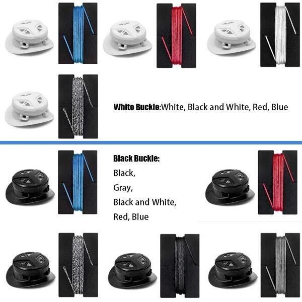 Lacci delle scarpe con fibbia automatica rotante fibbia girevole con istruzioni per gli utensili riparazione della fibbia stretta pulsante di rotazione alta qualità