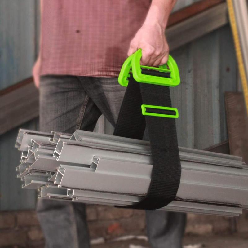 1pc Moving Artifact Portable Moving Belt Adjustable For Furniture Straps Straps Boxes Mattress Lifting Moving Green M5I0