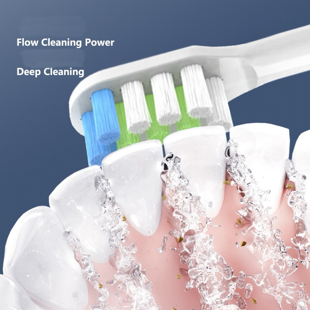 Replacement Toothbrush Heads For nandme nx8000 Sonic Electric Toothbrush Soft DuPont Bristle Tooth Brush Head,4/8/16PCS