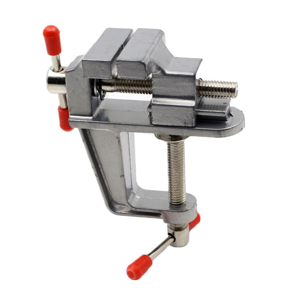 1pc Aluminum Miniature Small Jewelers Hobby Clamp On Table Bench Vise Mini Hand Tool Vice Muliti-Funcational
