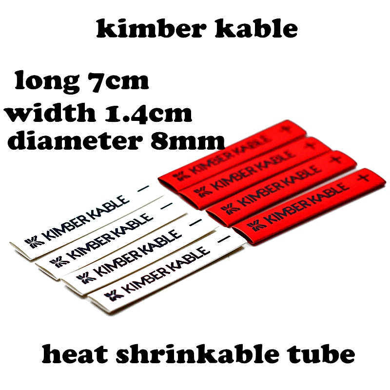 Hifi Kimber Kable Speaker Plug Warmtekrimpbare Buis Kan Gebruiken 5-8Mm Draad, koorts Diy Plug Krimpkous