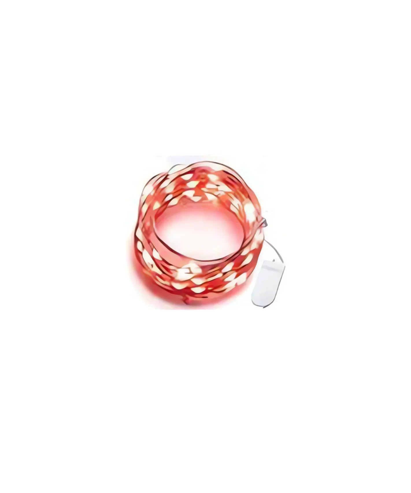 Koperdraad Led Lichtslingers Kerstverlichting Slinger Kerstboom Slaapkamer Decor Bruiloft Feest Diy Natal Navidad: Rood / 0.5W