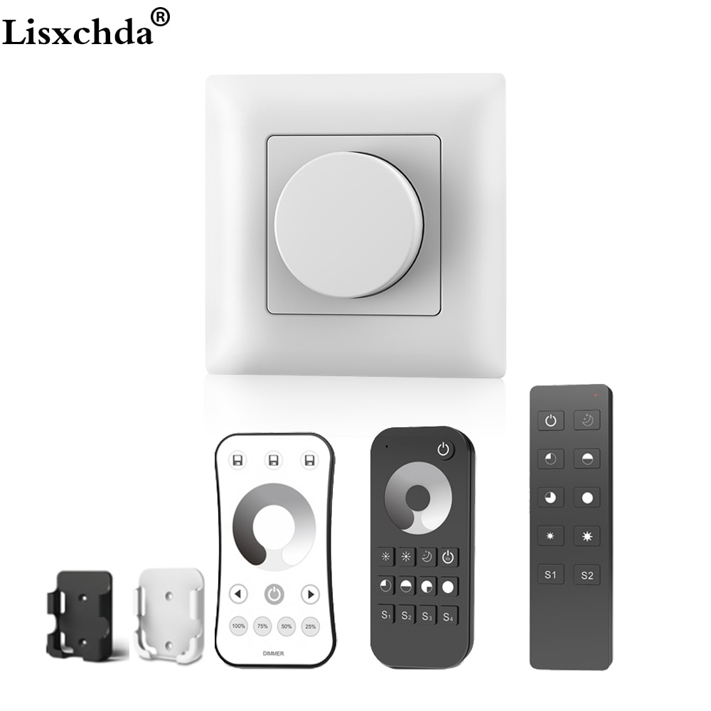 220v led dimmer 230v 110v trådløs ac triac dimmer led 220v bryter med 2.4g fjernkontroller for led pære lamper