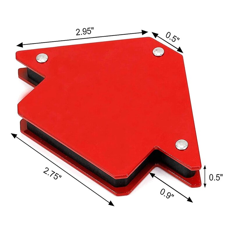 6 Pcs Welding Magnetic Tool,Welding Holder Angle Corner Holder Fixed Without Switch Triangle Welding Positioner