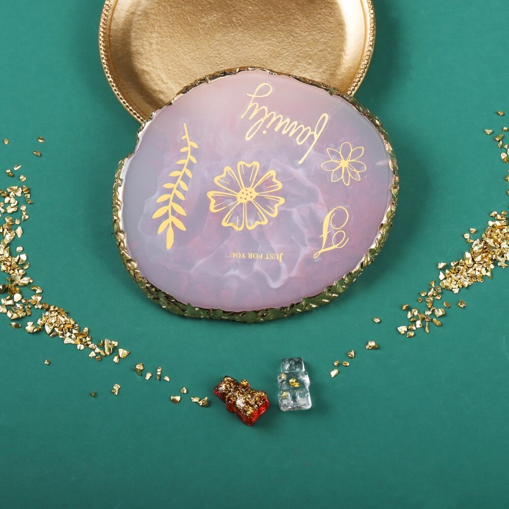 transparent Dekor Aufkleber Epoxid Harz Formen Füllstoff für DIY Silikon Formen Füllungen Handwerk Telefon fallen Liefert Accesscorues