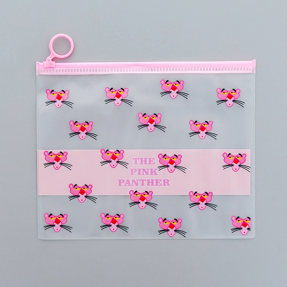 1 pcs Waterproof Plastic Zipper Paper Document Bag File Folder Pencil Case Stationery Holder Organizer: 3