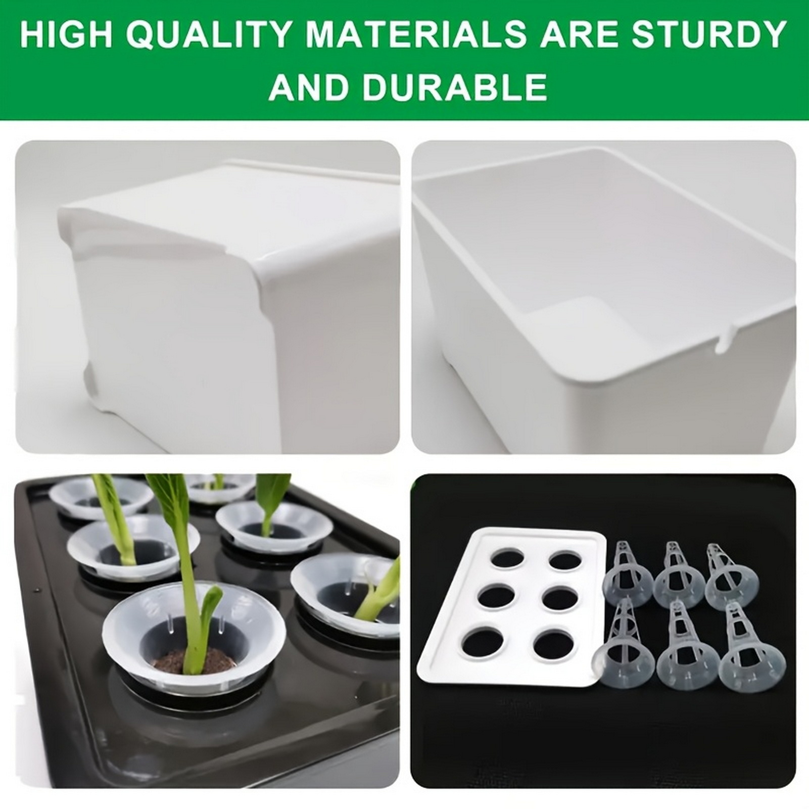 Gardening Nursery Pots Indoor Hydroponics Grower Kit Universal Hydroponic System Planting Container