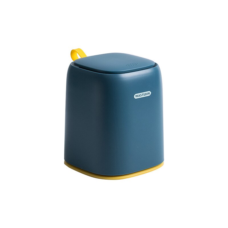 Mini Small Waste Bin Desktop Garbage Basket Home Table Plastic Office Supplies Trash Can Dustbin Sundries Barrel Box: 02