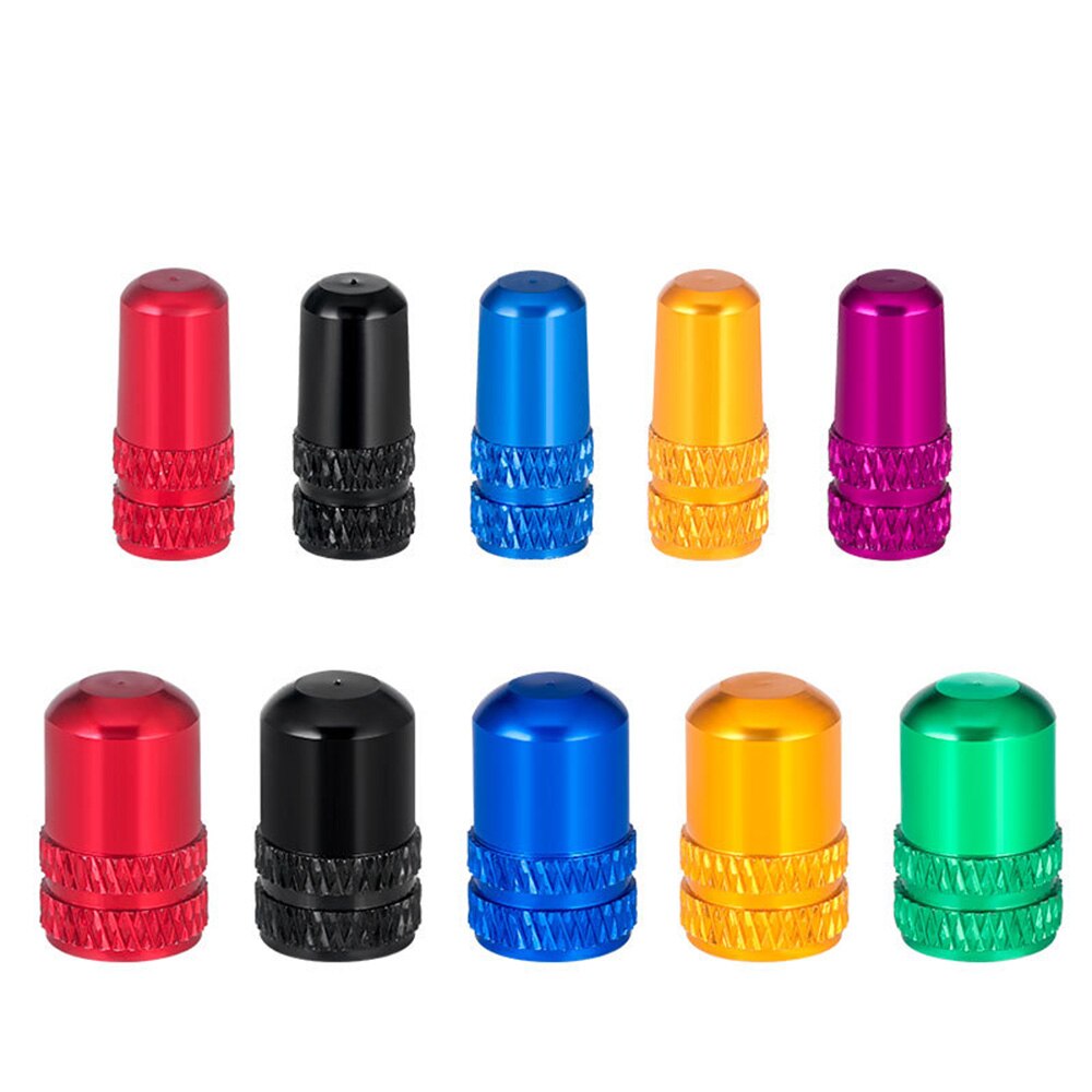 4pcs MTB Cycling Accessories Aluminium Alloy Dustproof Bicycle Valve Cap Tyre Air Caps Schrader Valve Valves Cover