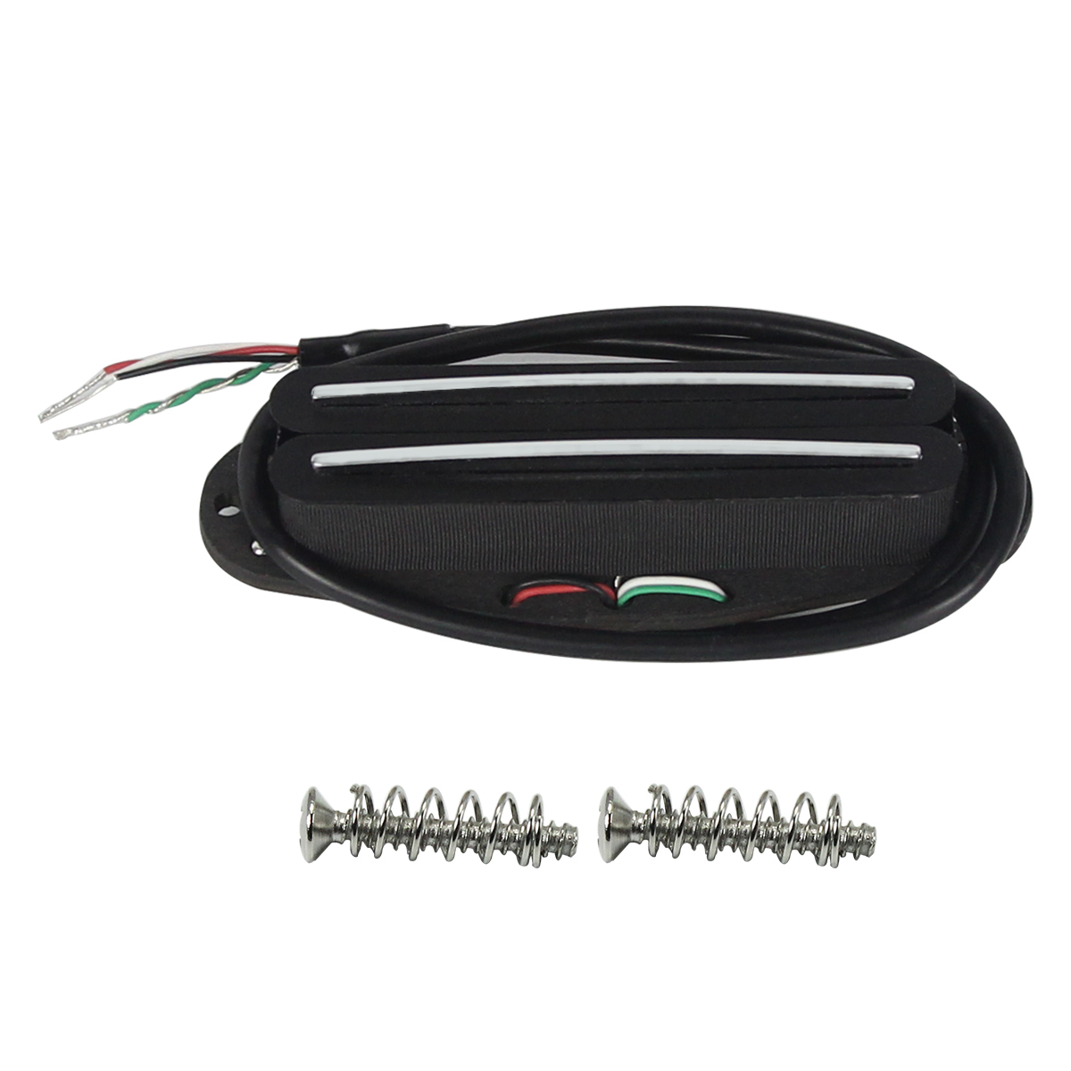 Flor Alnico 5 – micro Humbucker à 4 conducteurs, double rail chauffant, pièces de guitare: Black N