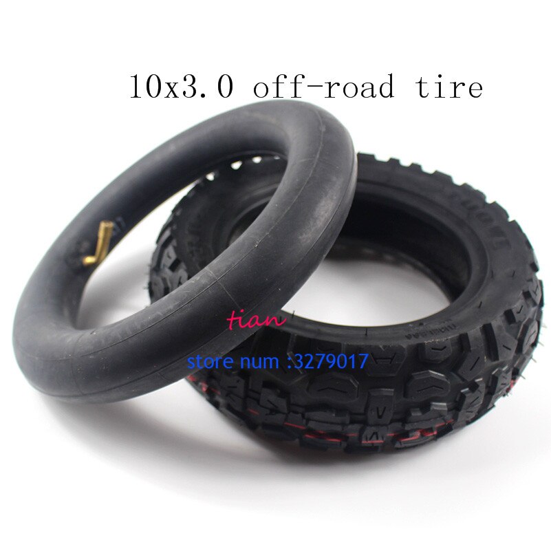 10x3"off-road city road pneumatic tire inner tube electric scooter fast-wide tire 10010X 10 x 3.0: off-road set