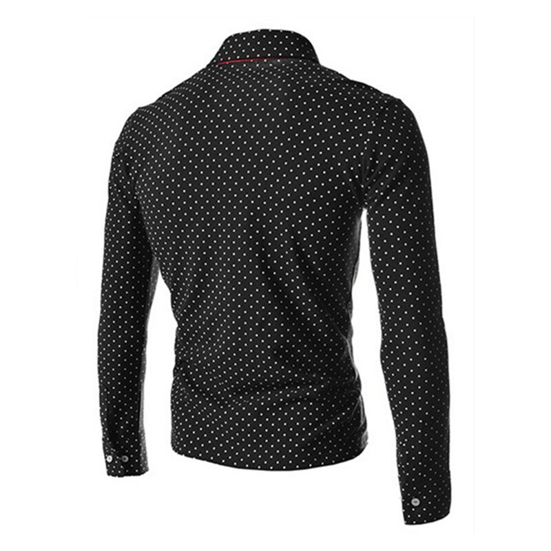 stipdruk yong mannen shirts M-3XL Amerikaanse mode man slim fit volledige mouw casual jongen kleding