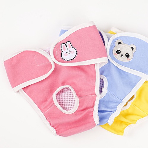 Suporte de almofada menstrual para cães, respirável, calcinha para cães pequenos e médios, calças menstruais femininas para animais de estimação com para mulheres