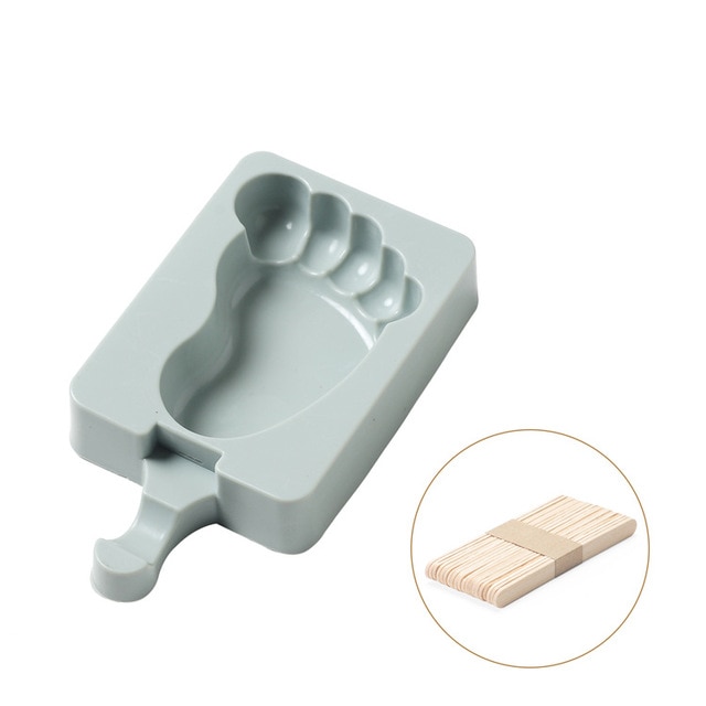 Ice Cream Popsicle Molds Cartoon Ice Silicone Frozen Storage Silicone Thick material DIY Molds Ice Cube Moulds Ice Cream Makers