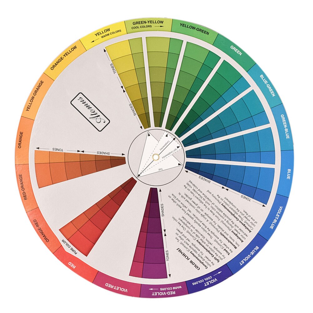Color Wheel Color Learning Rotation Wheel Color Bo... – Grandado