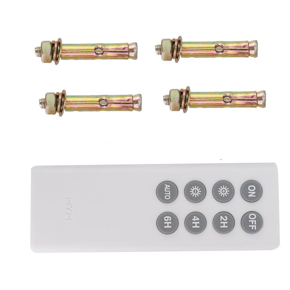 Solar Panel Garden LED Light Outdoor Waterproof Solar Panel LED Light Intelligent Stainless Steel Bracket LED Light