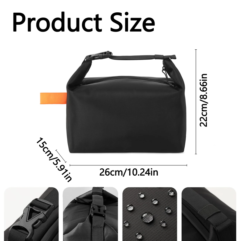 Japanische Lunch-Tasche mit Isolierung, Bento-Pack, tragbare Reis-Tasche, Mahlzeiten-Pack, Eis-Pack, tragbare Handtasche für Picknick und Lebensmittelaufbewahrung
