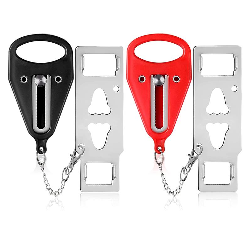 Serrure de porte Portable en métal, verrou de sécurité Anti-vol, pour la maison, l&#39;hôtel, le voyage