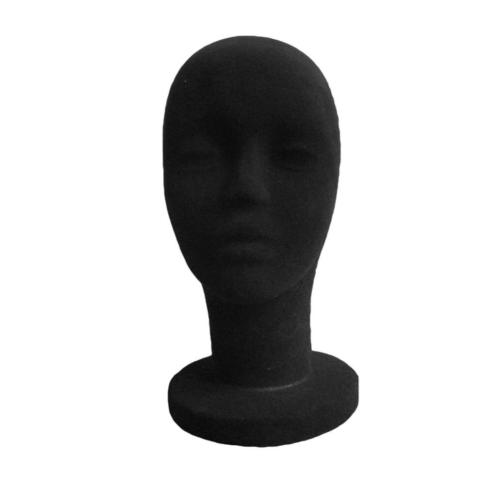 Foam Female Mannequin Head Multi-Use Lightweight Manikin Headset Model Wig Hair Display Stand For Barbershop Shopping Mall