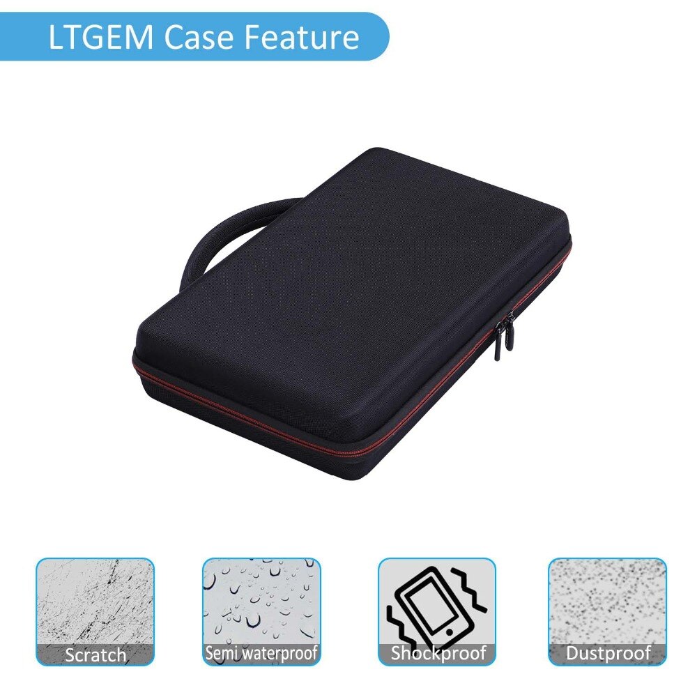 LTGEM EVA Hard Travel Protective Carrying Bag/ Case for Numark Party Mix | Starter DJ Controller