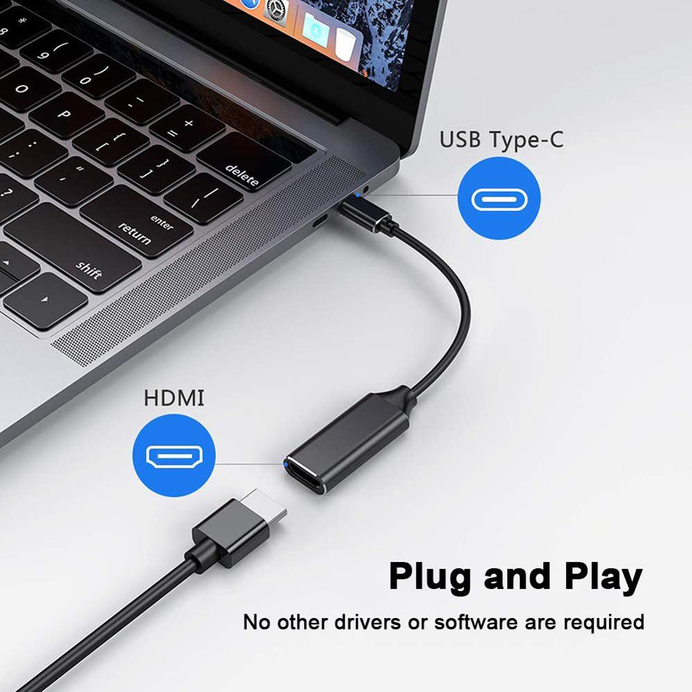 Usb C Naar Hdmi Adapter 4K 30Hz Kabel Type C Hdmi Macbook Samsung Galaxy S10 Huawei Mate p20 Pro USB-C Hdmi Adapter