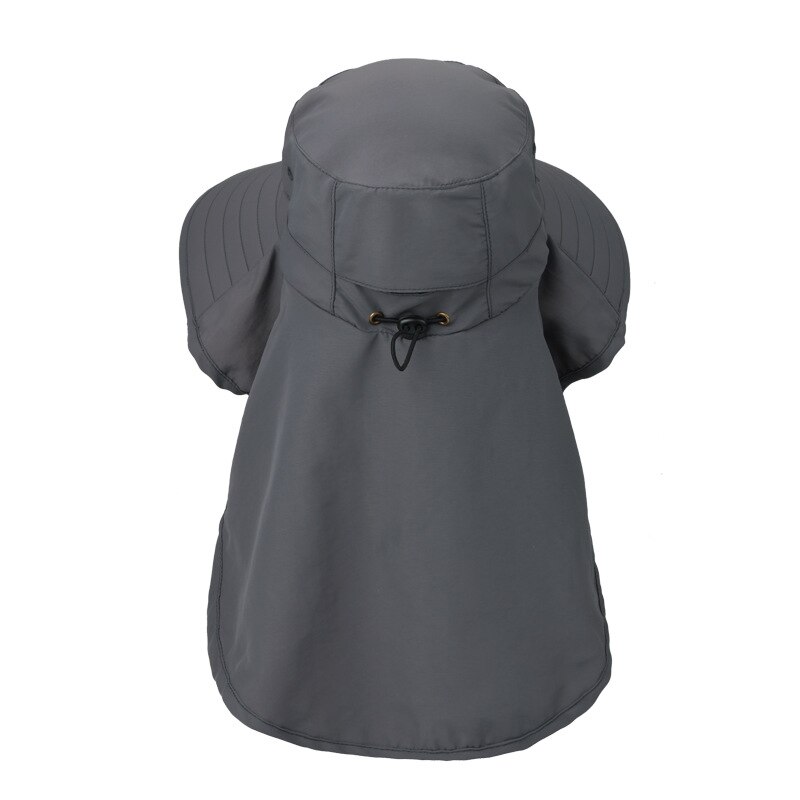 Facial Protection Against Droplets Fishing Cap Summer Outdoor Sun Protection Neck Face Flap Hat Wide Brim