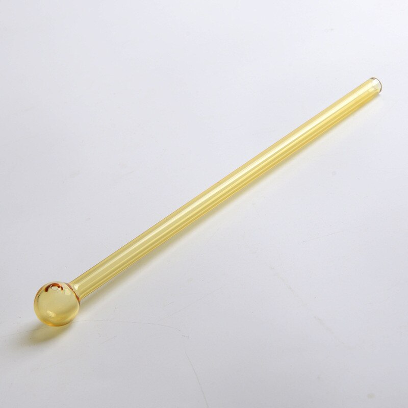 Pailles de fête de mariage à tête ronde en verre coloré fait à la main: H