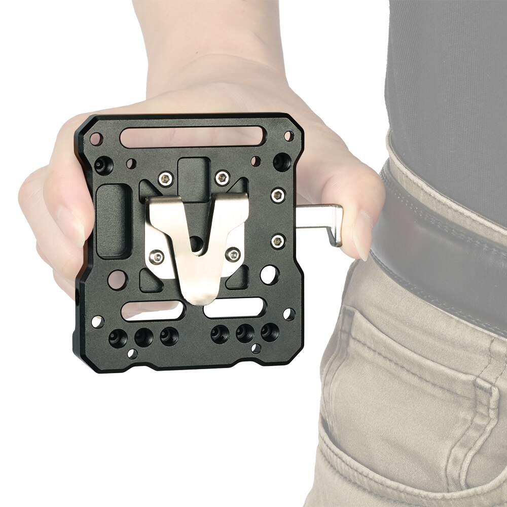 Niceyrig v-sperren-akku-montagesatz mit tragbarer edelstahlschnalle