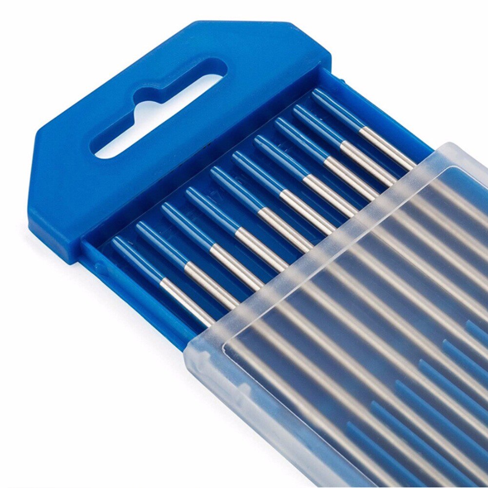 10Pcs WL20 Wolfraam Elektrode Lassen Tig Staaf 1.0/1.6 /2.0/2.4/3.0/3.2/4.0*150Mm Voor Carbon Staal Roestvrij Staal Koper Legering