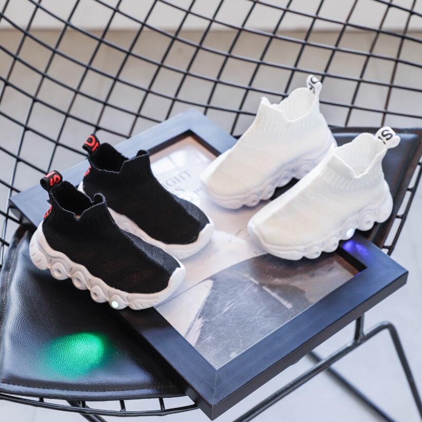 Størrelse 21-30 børnesko selvlysende sneakers til børn småbørn piger sko led sneakers til drenge piger børn sko sneakers med lys