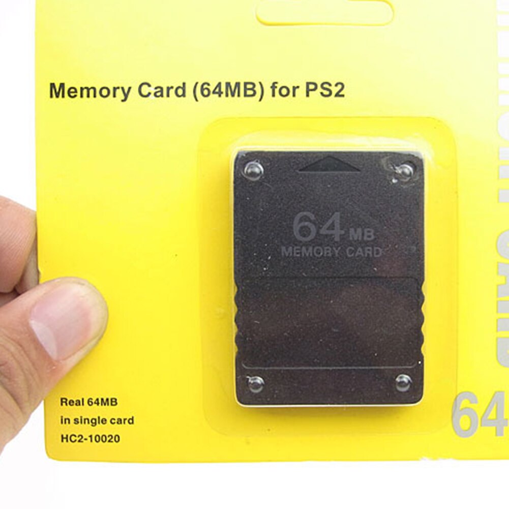 Memory Card for PS2 Game Console 64MB High Speed Memory Expansion Cards Gaming Data Storage Black: Default Title