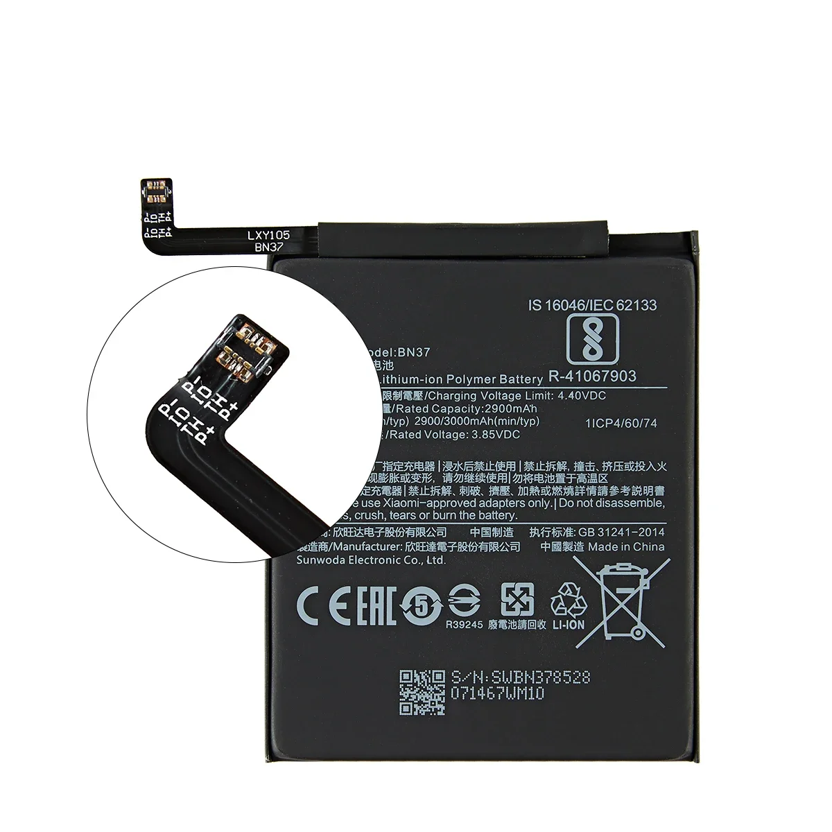 Brand BN37 3000mAh Battery For Xiaomi Redmi 6 Redmi6 Redmi 6A BN37 Phone Replacement Batteries +Tools