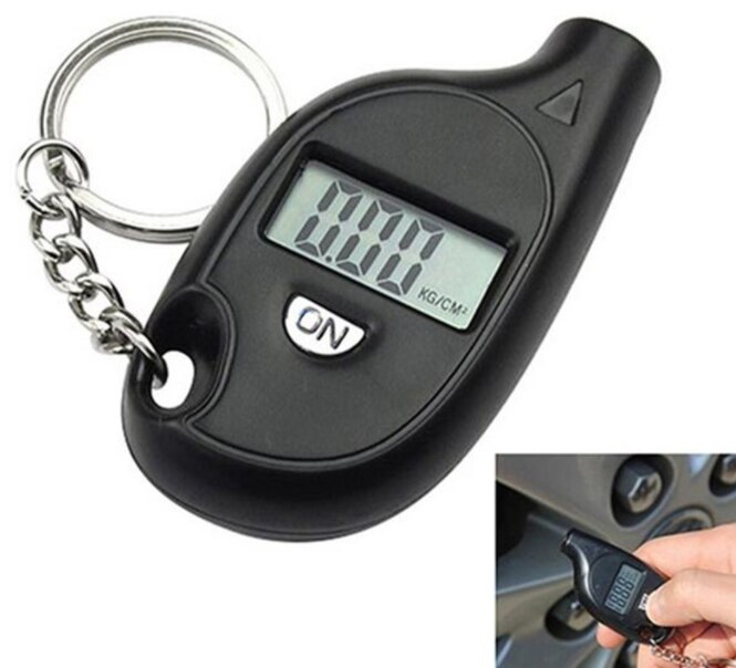 Probador Digital portátil de presión de neumáticos de coche, medidor de aire de neumático de motocicleta, pantalla LCD, Herramienta de procesamiento, seguridad de 3-150 PSI